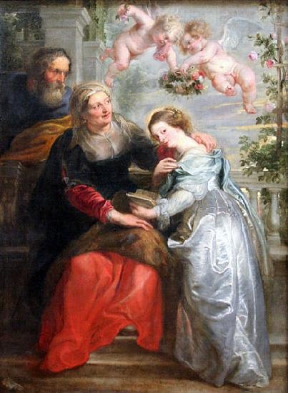Peter Paul Rubens The Education of Mary Germany oil painting art